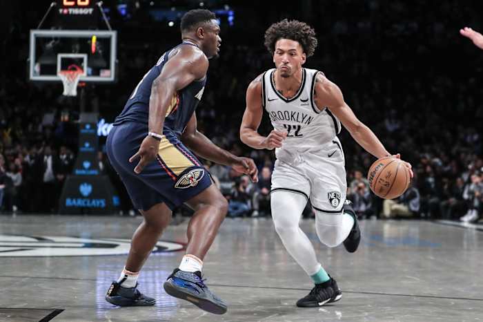 Brooklyn Nets forward Jalen Wilson